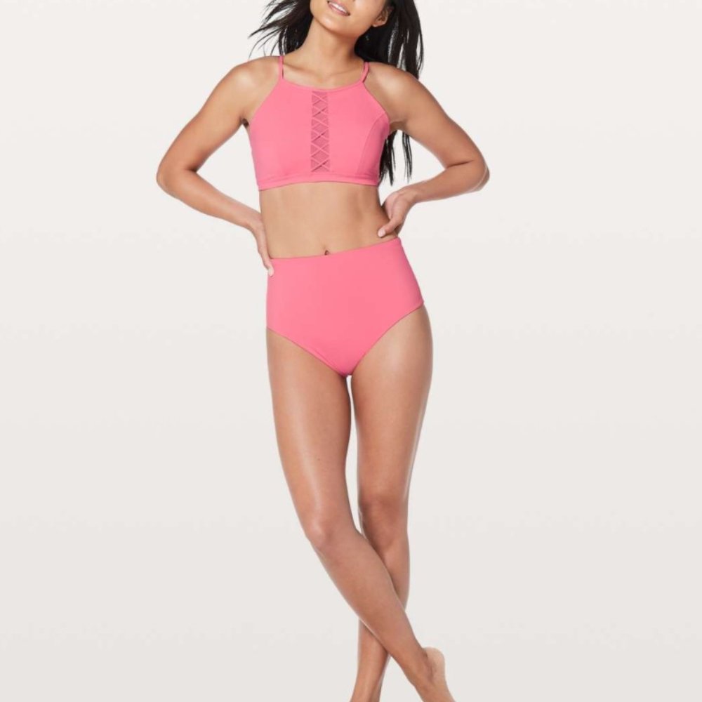 Lululemon Deep Sea High Waist Swim Bottom